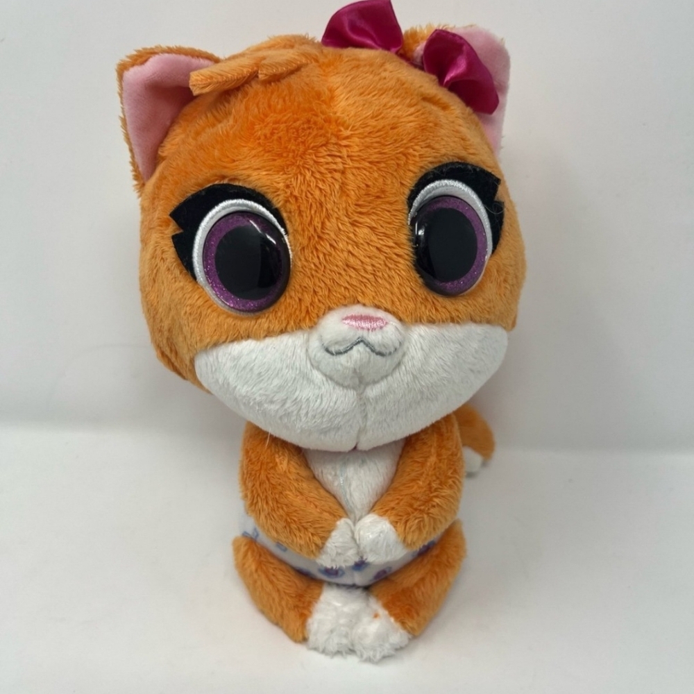 Disney Junior TOTS Mia the Kitten Cat Plush 9" Stuffed Animal Toy Big Eyes Pet
